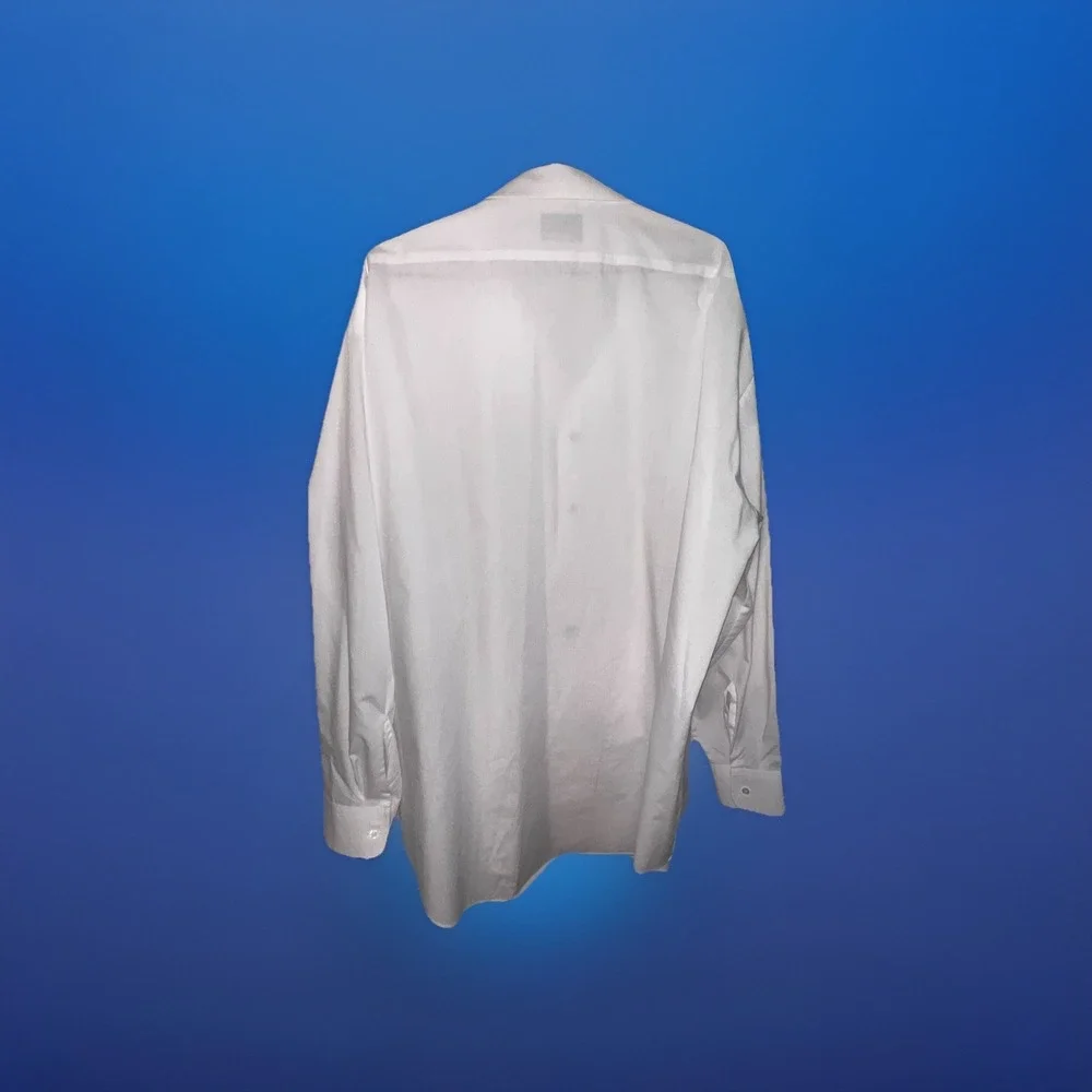 Neil Allyn 2XL Men's Tuxedo Shirt Pleated‎ White Jeweled Buttons